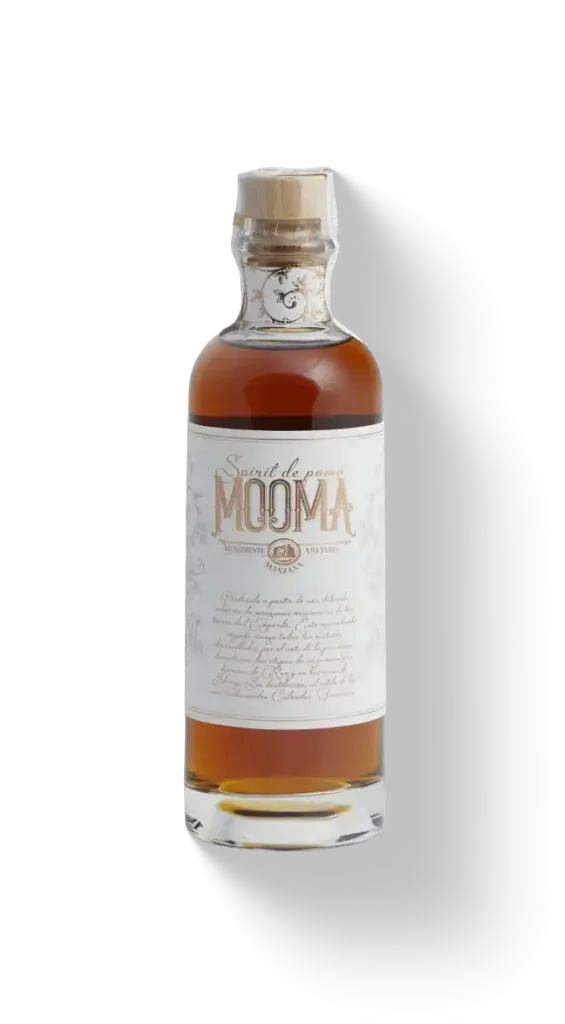Compra l’Spirit de Poma Mooma, un destil·lat exclusiu elaborat amb pomes de l’Empordà que combina elegància, intensitat i l’essència més autèntica de la sidra artesanal.
